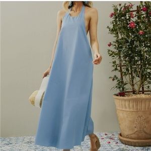 Tuckernuck Blue Halter Maxi Dress